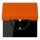 Jung LC1520BFKL260 SCHUKO-Steckdose mit Klappdeckel LC4320S (Thermoplast lackiert) Orange Vif Les Couleurs® Le Corbusier