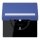 Jung LC1520BFNAKL206 SCHUKO-Steckdose Safety+ Klappdeckel mit Schriftfeld (Thermoplast lackiert) Bleu Outremer 31 Les Couleurs® Le Corbusier