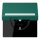 Jung LC1520BFNAKL216 SCHUKO-Steckdose Safety+ Klappdeckel mit Schriftfeld (Thermoplast lackiert) Vert Anglais Les Couleurs® Le Corbusier