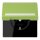 Jung LC1520BFNAKL221 SCHUKO-Steckdose Safety+ Klappdeckel mit Schriftfeld (Thermoplast lackiert) Vert Clair Les Couleurs® Le Corbusier