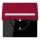 Jung LC1520BFNAKL229 SCHUKO-Steckdose Safety+ Klappdeckel mit Schriftfeld (Thermoplast lackiert) Rouge Carmin Les Couleurs® Le Corbusier
