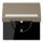 Jung LC1520BFNAKL242 SCHUKO-Steckdose Safety+ Klappdeckel mit Schriftfeld (Thermoplast lackiert) Ombre Naturelle Moyenne Les Couleurs® Le Corbusier