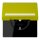 Jung LC1520BFNAKL249 SCHUKO-Steckdose Safety+ Klappdeckel mit Schriftfeld (Thermoplast lackiert) Vert Olive Vif Les Couleurs® Le Corbusier