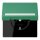 Jung LC1520BFNAKL250 SCHUKO-Steckdose Safety+ Klappdeckel mit Schriftfeld (Thermoplast lackiert) Vert 59 Les Couleurs® Le Corbusier