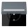 Jung LC1520BFNAKL251 SCHUKO-Steckdose Safety+ Klappdeckel mit Schriftfeld (Thermoplast lackiert) Gris 59 Les Couleurs® Le Corbusier