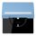 Jung LC1520BFNAKL256 SCHUKO-Steckdose Safety+ Klappdeckel mit Schriftfeld (Thermoplast lackiert) Bleu Céruléen 59 Les Couleurs® Le Corbusier