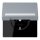 Jung LC1520BFNAKL257 SCHUKO-Steckdose Safety+ Klappdeckel mit Schriftfeld (Thermoplast lackiert) Gris Clair 59 Les Couleurs® Le Corbusier