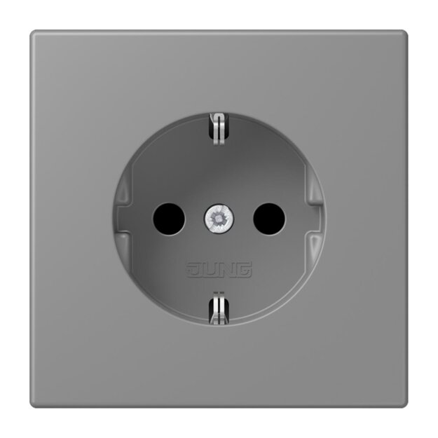 Jung LC1520KI203 SCHUKO-Steckdose Safety+ LC32011 (Duroplast lackiert) Gris 31 Les Couleurs® Le Corbusier