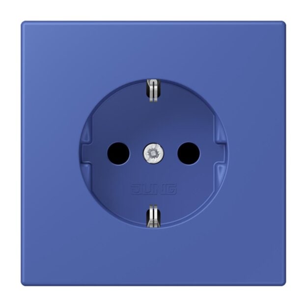 Jung LC1520KI206 SCHUKO-Steckdose Safety+ LC32020 (Duroplast lackiert) Bleu Outremer 31 Les Couleurs® Le Corbusier