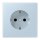 Jung LC1520KI208 SCHUKO-Steckdose Safety+ LC32022 (Duroplast lackiert) Outremerclair Les Couleurs® Le Corbusier