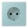 Jung LC1520KI214 SCHUKO-Steckdose Safety+ LC32033 (Duroplast lackiert) Céruléen Clair Les Couleurs® Le Corbusier