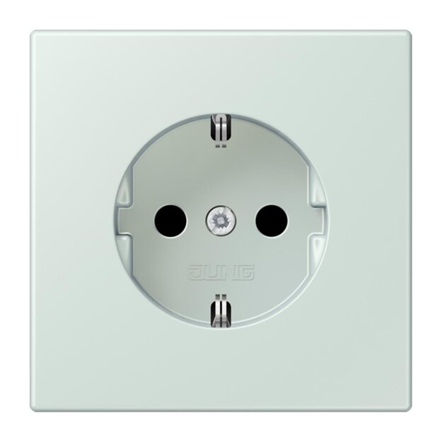 Jung LC1520KI215 SCHUKO-Steckdose Safety+ LC32034 (Duroplast lackiert) Céruléen Pale Les Couleurs® Le Corbusier