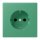 Jung LC1520KI250 SCHUKO-Steckdose Safety+ LC4320G (Duroplast lackiert) Vert 59 Les Couleurs® Le Corbusier