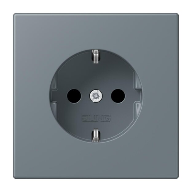 Jung LC1520KI251 SCHUKO-Steckdose Safety+ LC4320H (Duroplast lackiert) Gris 59 Les Couleurs® Le Corbusier