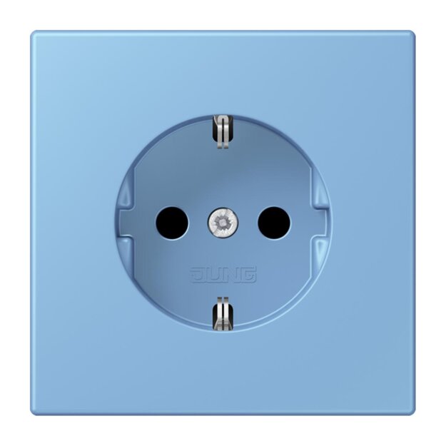 Jung LC1520KI256 SCHUKO-Steckdose Safety+ LC4320N (Duroplast lackiert) Bleu Céruléen 59 Les Couleurs® Le Corbusier