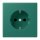 Jung LC1520N216 SCHUKO-Steckdose Schraubbefestigung ohne Befestigungskrallen LC32040 (Duroplast lackiert) Vert Anglais Les Couleurs® Le Corbusier