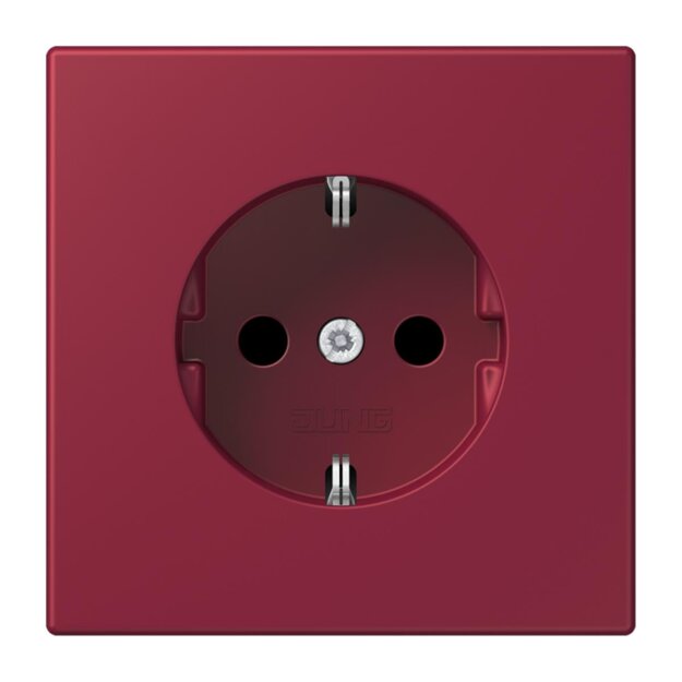 Jung LC1520N255 SCHUKO-Steckdose Schraubbefestigung ohne Befestigungskrallen LC4320M (Duroplast lackiert) Le Rubis Les Couleurs® Le Corbusier