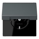 Jung LC1520NBFKL202 SCHUKO-Steckdose mit Klappdeckel...