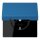 Jung LC1520NBFKL211 SCHUKO-Steckdose mit Klappdeckel LC32030 (Thermoplast lackiert) Bleu Céruléen 31 Les Couleurs® Le Corbusier