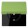 Jung LC1520NBFKL220 SCHUKO-Steckdose mit Klappdeckel LC32051 (Thermoplast lackiert) Vert 31 Les Couleurs® Le Corbusier