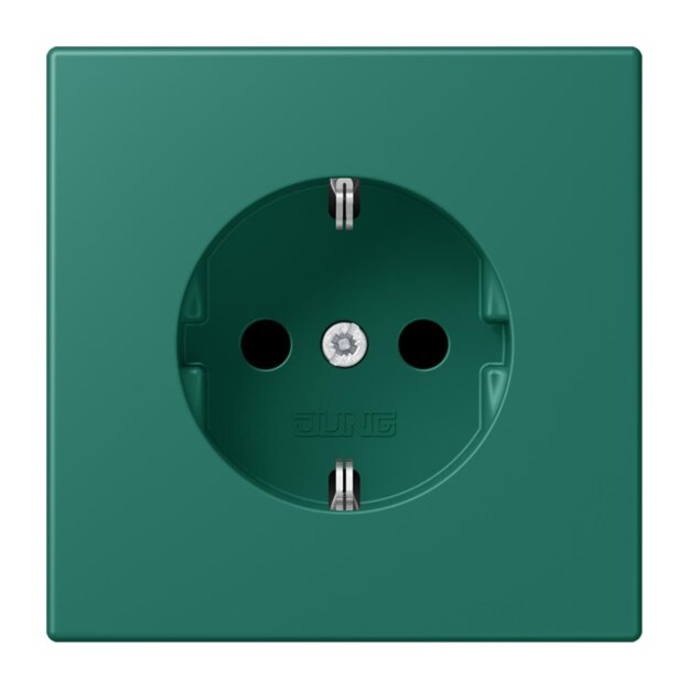 Jung LC1521216 SCHUKO-Steckdose Schraubklemmen LC32040 (Duroplast lackiert) Vert Anglais Les Couleurs® Le Corbusier