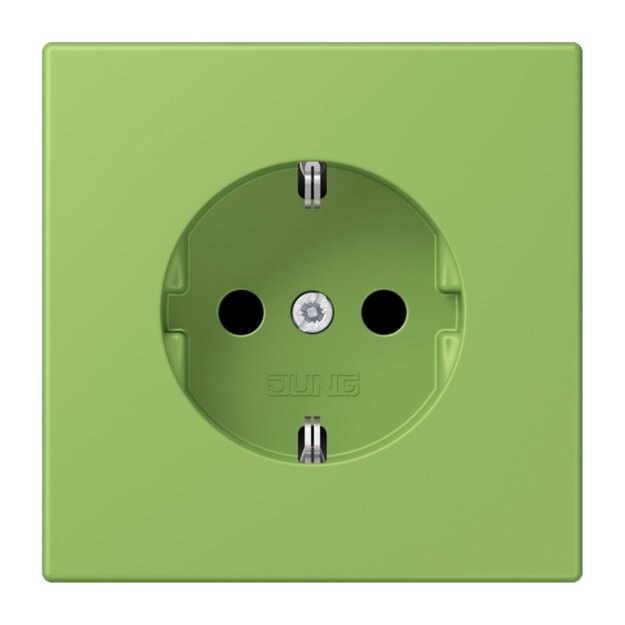 Jung LC1521220 SCHUKO-Steckdose Schraubklemmen LC32051 (Duroplast lackiert) Vert 31 Les Couleurs® Le Corbusier
