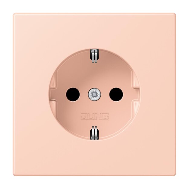 Jung LC1521234 SCHUKO-Steckdose Schraubklemmen LC32112 (Duroplast lackiert) LOcre Rouge Clair Les Couleurs® Le Corbusier