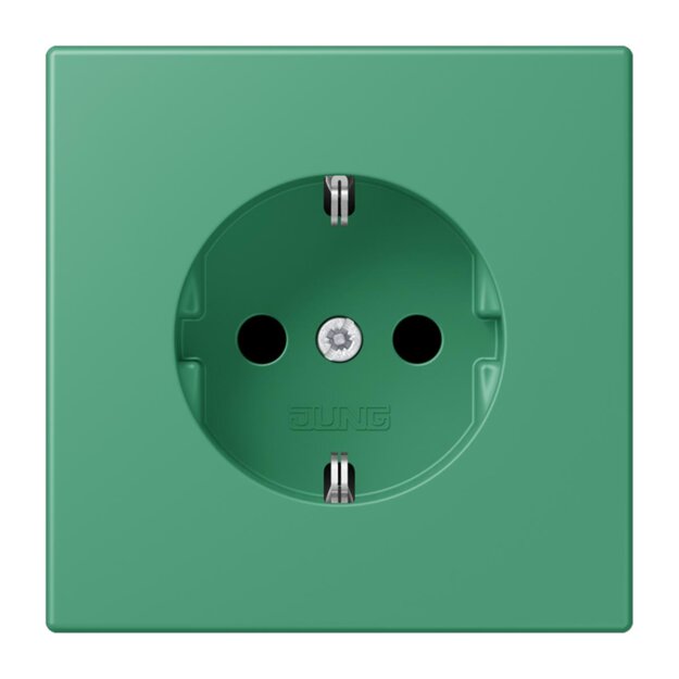 Jung LC1521250 SCHUKO-Steckdose Schraubklemmen LC4320G (Duroplast lackiert) Vert 59 Les Couleurs® Le Corbusier