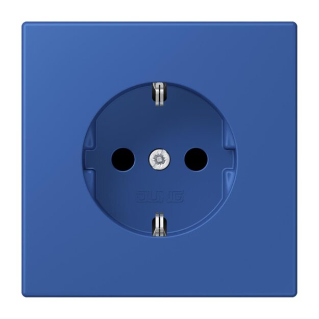 Jung LC1521253 SCHUKO-Steckdose Schraubklemmen LC4320K (Duroplast lackiert) Bleu Outremer 59 Les Couleurs® Le Corbusier
