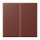 Jung LC1702235 LB-Management Taster 2-fach LC32120 (Duroplast lackiert) Terre Sienne Brûlée 31 Les Couleurs® Le Corbusier