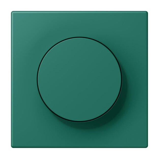 Jung LC1740216 Abdeckung mit Drehknopf LC32040 (Duroplast lackiert) Vert Anglais Les Couleurs® Le Corbusier