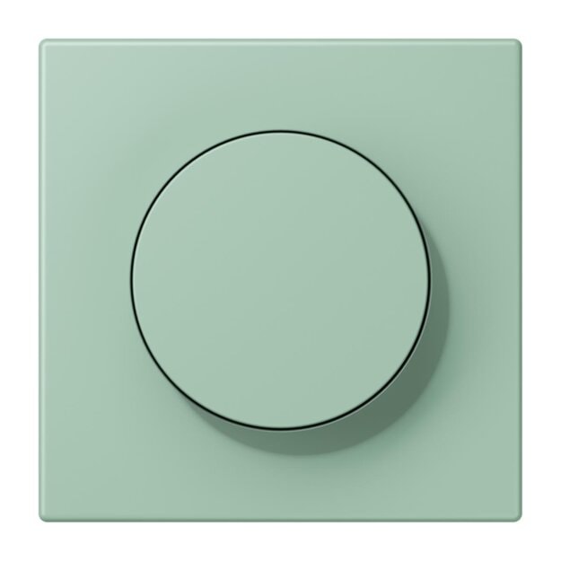Jung LC1740217 Abdeckung mit Drehknopf LC32041 (Duroplast lackiert) Vert Anglais Clair Les Couleurs® Le Corbusier