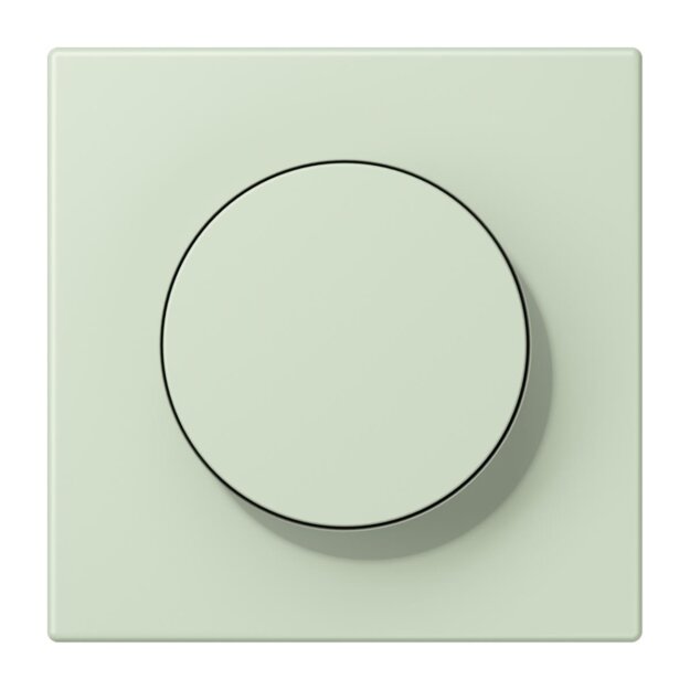Jung LC1740218 Abdeckung mit Drehknopf LC32042 (Duroplast lackiert) Vert Anglâis Pale Les Couleurs® Le Corbusier