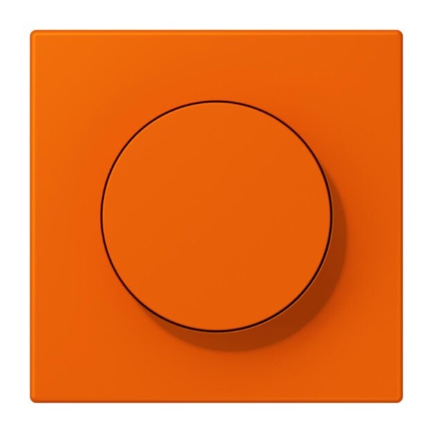 Jung LC1740224 Abdeckung mit Drehknopf LC32080 (Duroplast lackiert) Orange Les Couleurs® Le Corbusier