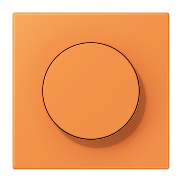 Jung LC1740225 Abdeckung mit Drehknopf LC32081 (Duroplast lackiert) Orange Clair Les Couleurs® Le Corbusier