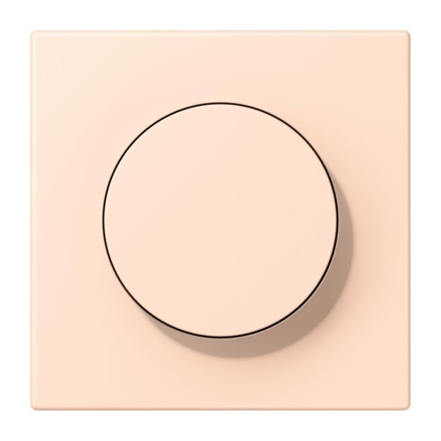 Jung LC1740228 Abdeckung mit Drehknopf LC32091 (Duroplast lackiert) Rose Pâle Les Couleurs® Le Corbusier