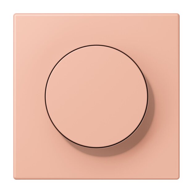 Jung LC1740231 Abdeckung mit Drehknopf LC32102 (Duroplast lackiert) Rose Clair Les Couleurs® Le Corbusier