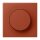 Jung LC1740232 Abdeckung mit Drehknopf LC32110 (Duroplast lackiert) LOcre Rouge Les Couleurs® Le Corbusier