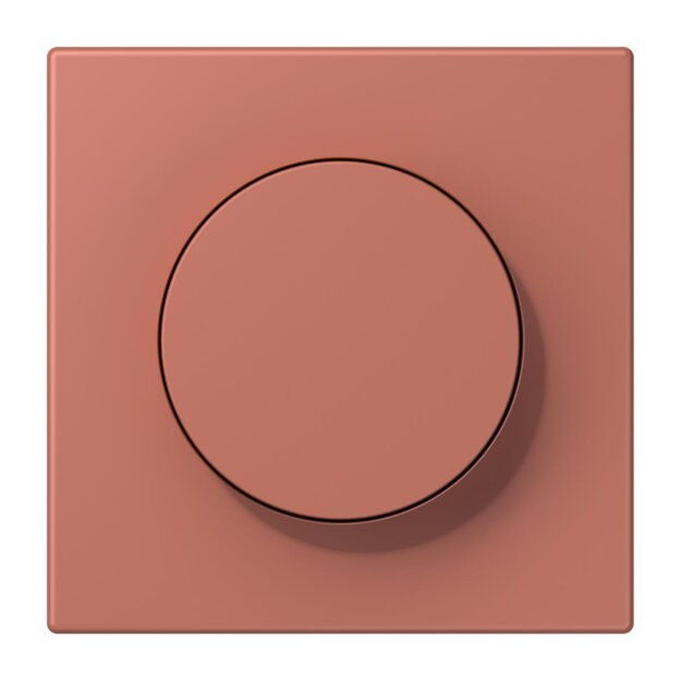 Jung LC1740236 Abdeckung mit Drehknopf LC32121 (Duroplast lackiert) Terre Sienne Brique Les Couleurs® Le Corbusier