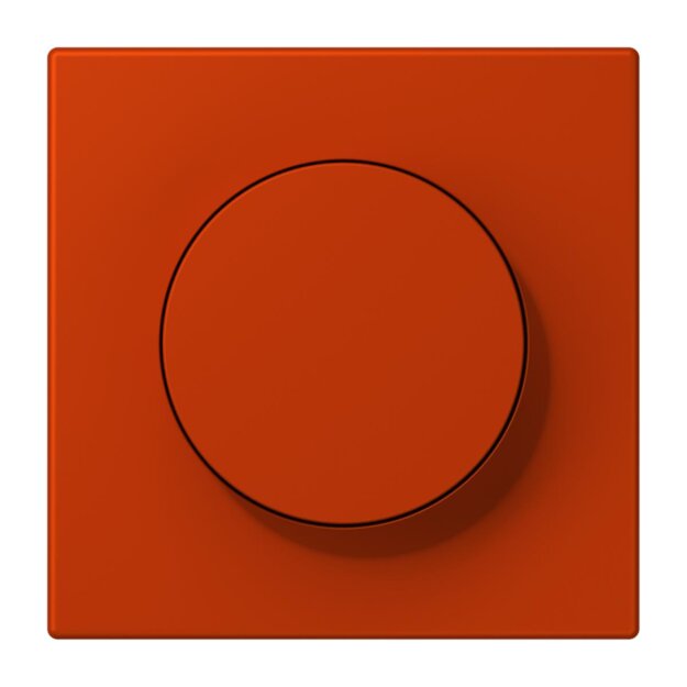 Jung LC1740244 Abdeckung mit Drehknopf LC4320A (Duroplast lackiert) Rouge Vermillon 59 Les Couleurs® Le Corbusier