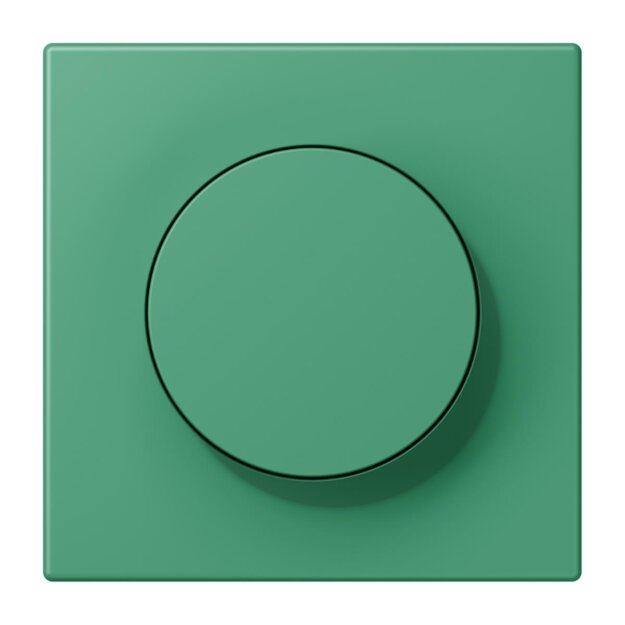Jung LC1740250 Abdeckung mit Drehknopf LC4320G (Duroplast lackiert) Vert 59 Les Couleurs® Le Corbusier