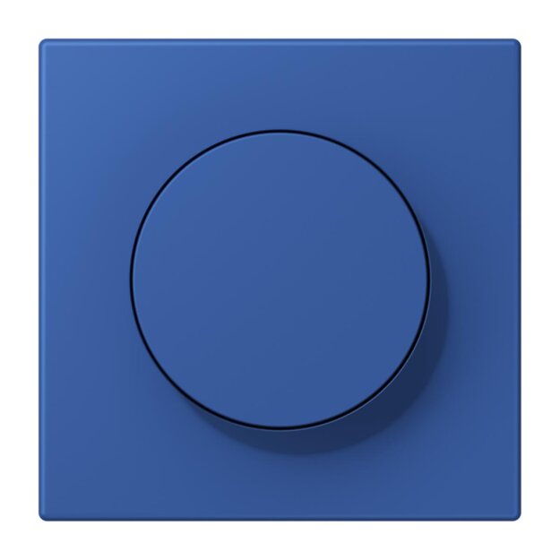 Jung LC1740253 Abdeckung mit Drehknopf LC4320K (Duroplast lackiert) Bleu Outremer 59 Les Couleurs® Le Corbusier