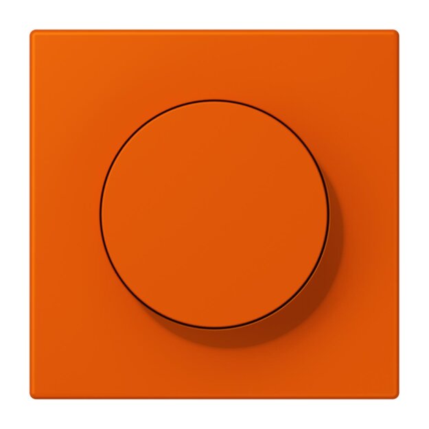 Jung LC1740260 Abdeckung mit Drehknopf LC4320S (Duroplast lackiert) Orange Vif Les Couleurs® Le Corbusier
