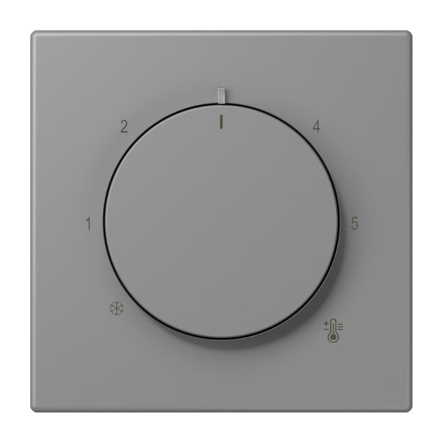 Jung LC1749BF203 Abdeckung für Thermostat LC32011 (Thermoplast lackiert) Gris 31 Les Couleurs® Le Corbusier