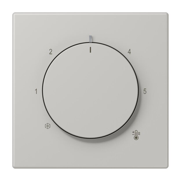 Jung LC1749BF205 Abdeckung für Thermostat LC32013 (Thermoplast lackiert) Gris Clair 31 Les Couleurs® Le Corbusier