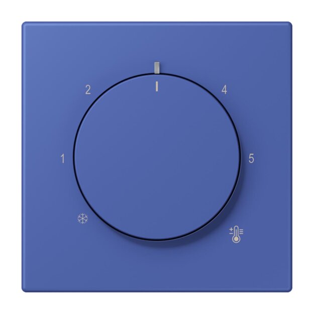 Jung LC1749BF206 Abdeckung für Thermostat LC32020 (Thermoplast lackiert) Bleu Outremer 31 Les Couleurs® Le Corbusier