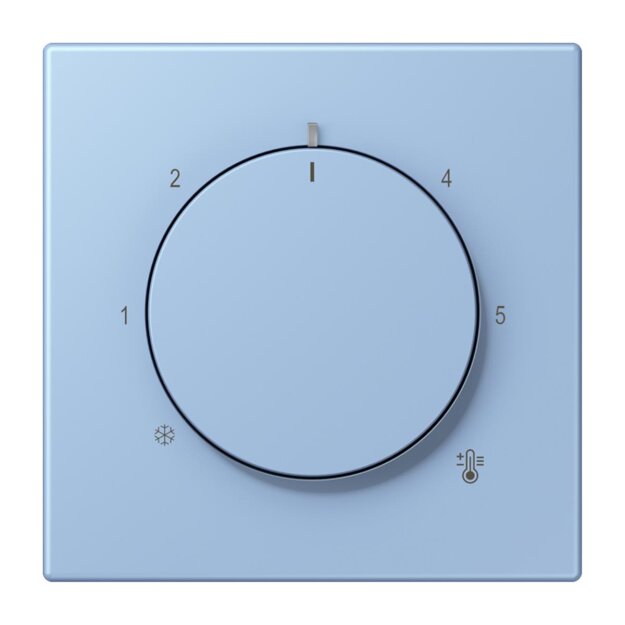 Jung LC1749BF207 Abdeckung für Thermostat LC32021 (Thermoplast lackiert) Outremer Moyen Les Couleurs® Le Corbusier