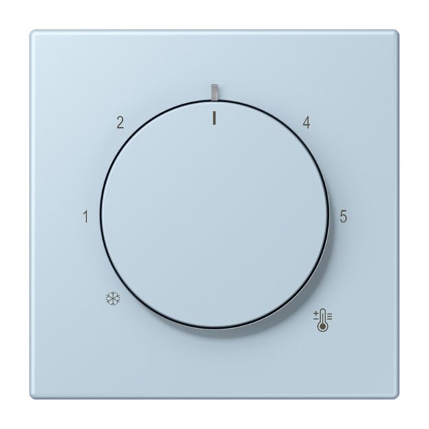Jung LC1749BF208 Abdeckung für Thermostat LC32022 (Thermoplast lackiert) Outremerclair Les Couleurs® Le Corbusier