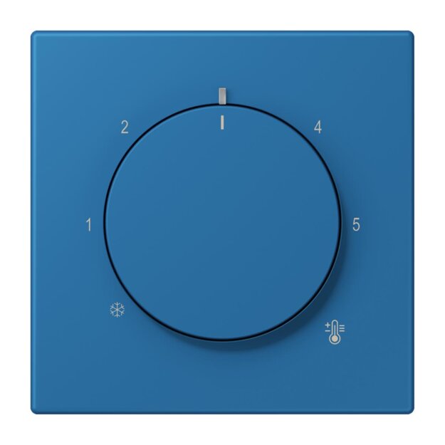 Jung LC1749BF211 Abdeckung für Thermostat LC32030 (Thermoplast lackiert) Bleu Céruléen 31 Les Couleurs® Le Corbusier