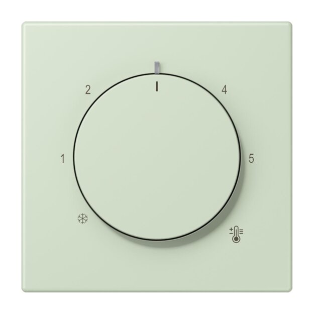 Jung LC1749BF218 Abdeckung für Thermostat LC32042 (Thermoplast lackiert) Vert Anglâis Pale Les Couleurs® Le Corbusier